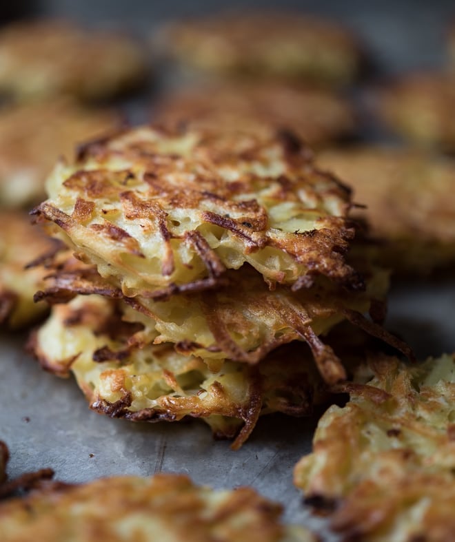 Oven Baked Potato Latkes