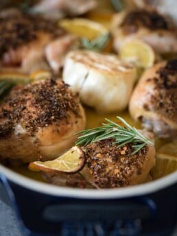 Citrus Baked Chicken Thighs