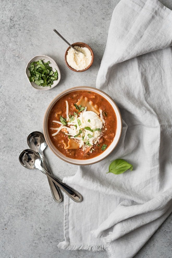 Lasagna Soup