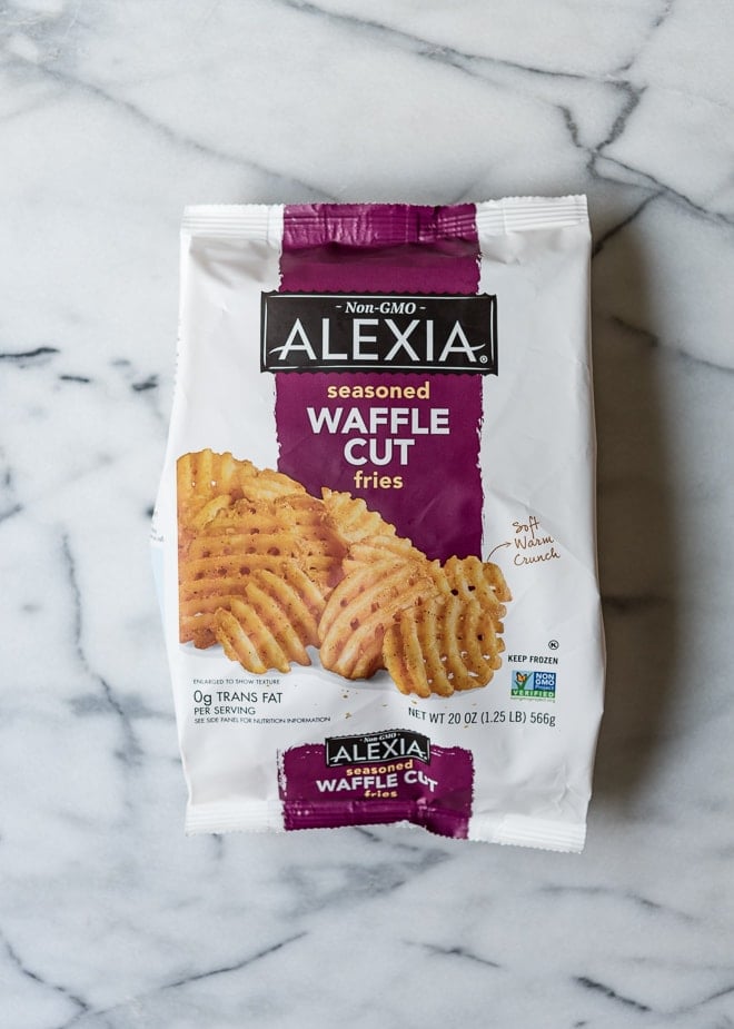 Waffle Fry Baked Potato Bites