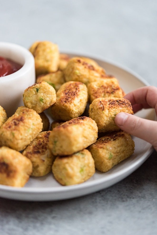 Easy Cauliflower Tots