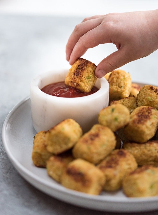 Easy Cauliflower Tots
