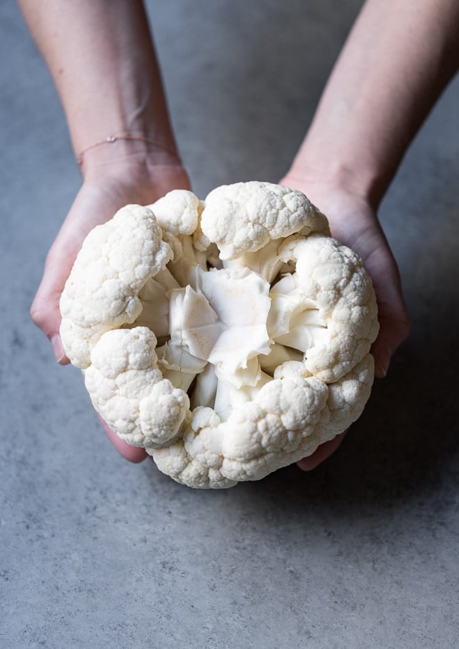 Almond Crusted Whole Roasted Cauliflower