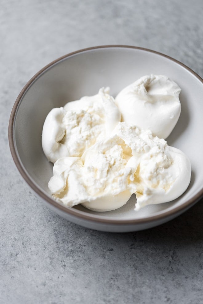 Oven Roasted Tomatoes & Burrata