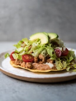 Ground Turkey Tostadas