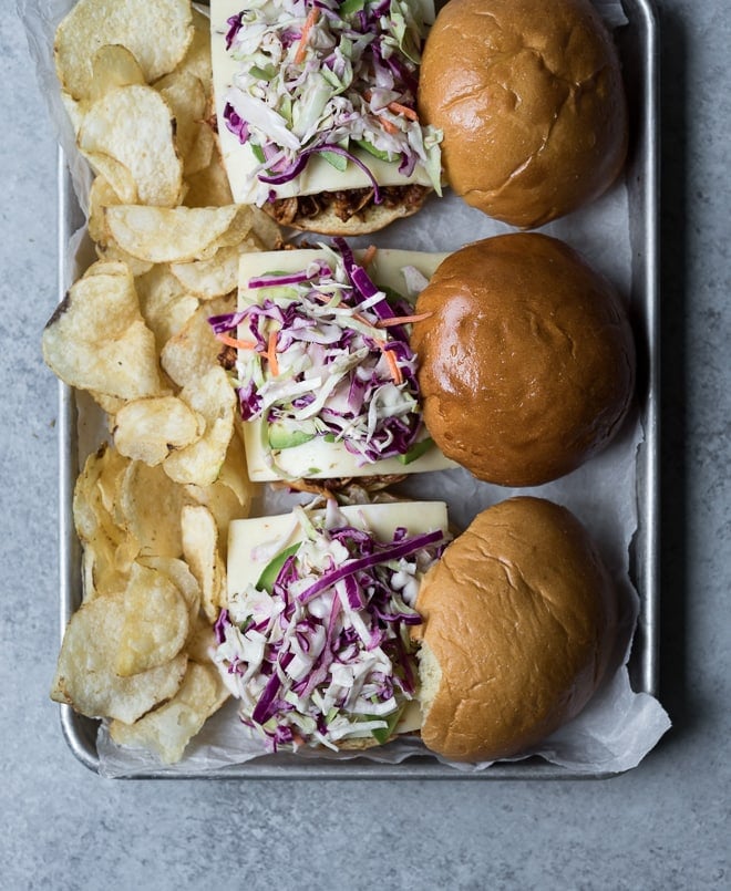 Pulled BBQ Chicken Sliders