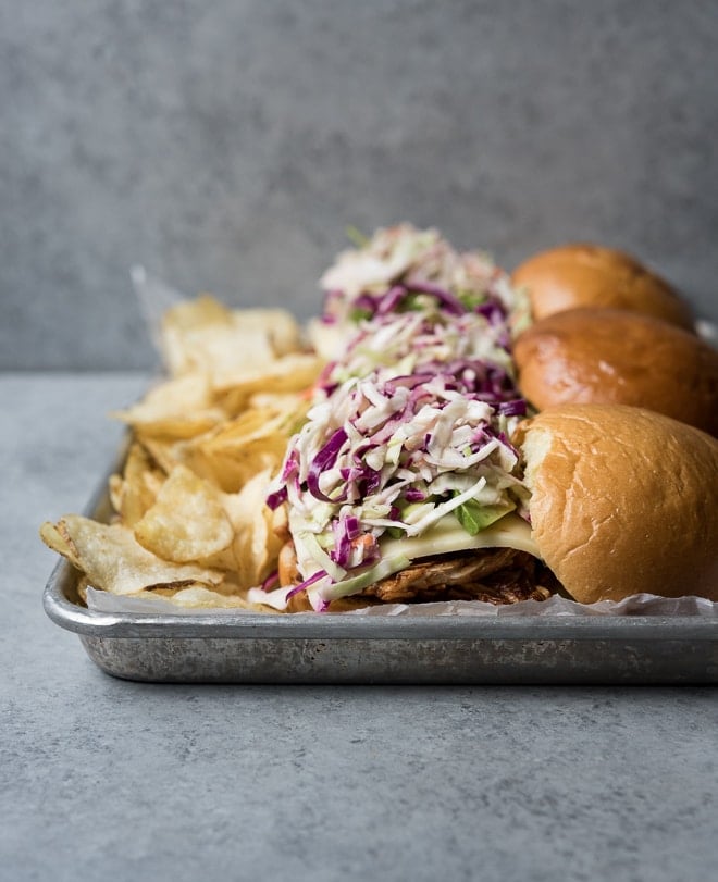Pulled BBQ Chicken Sliders