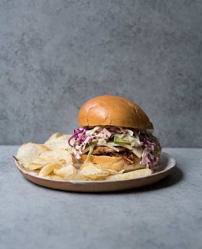Pulled BBQ Chicken Sliders