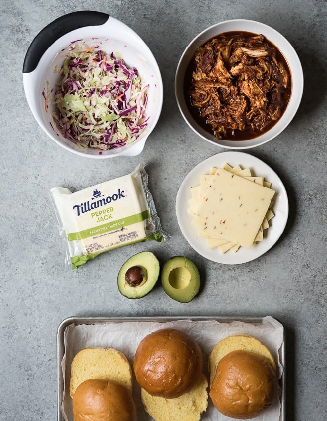 Pulled BBQ Chicken Sliders
