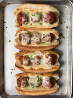 Easy Meatball Subs