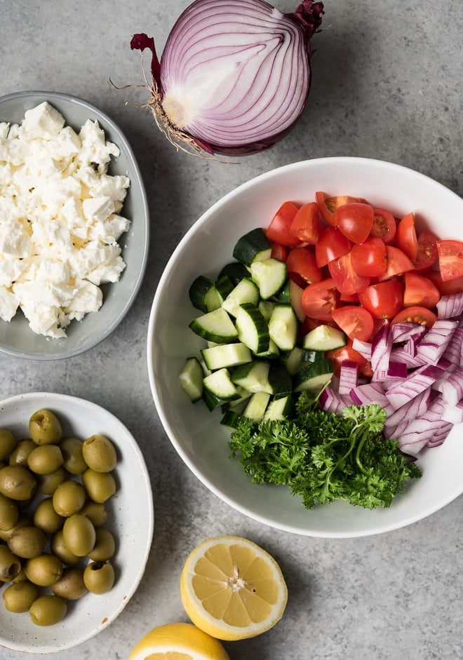 Greek Chicken Pasta Salad