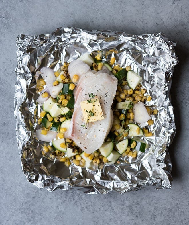 Grilled Fish Packets