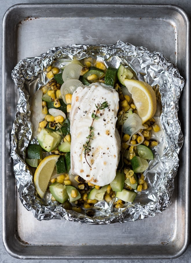 Grilled Fish Packets