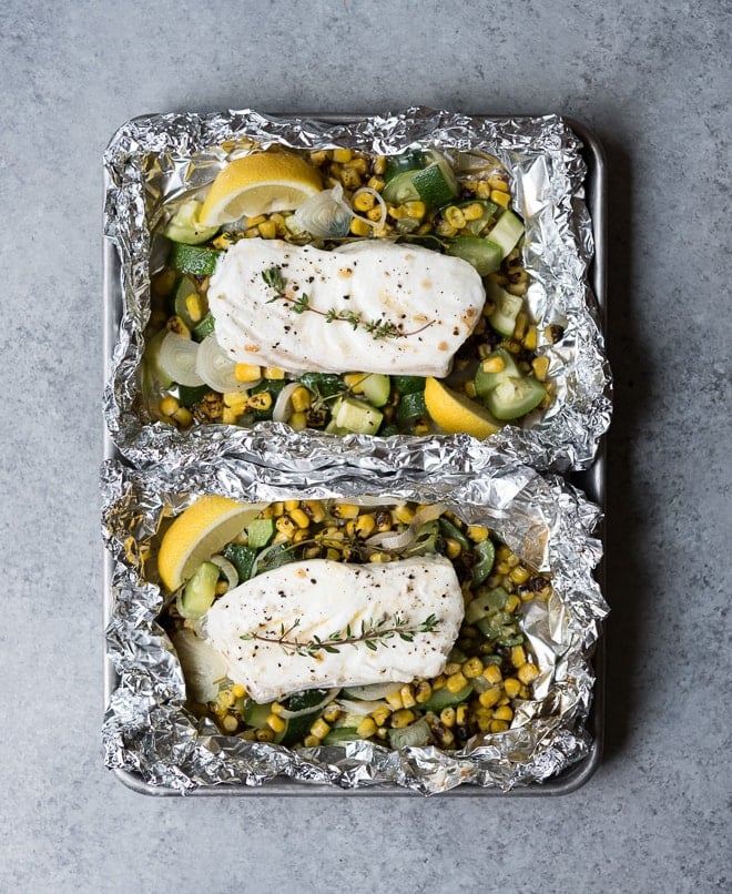 Grilled Fish Packets