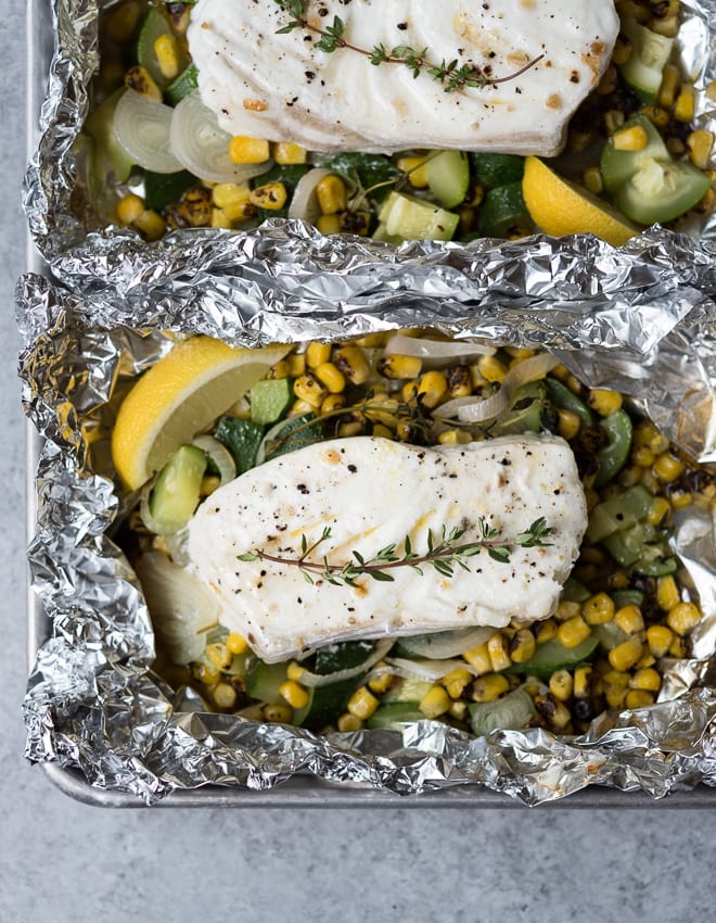 Grilled Fish Packets