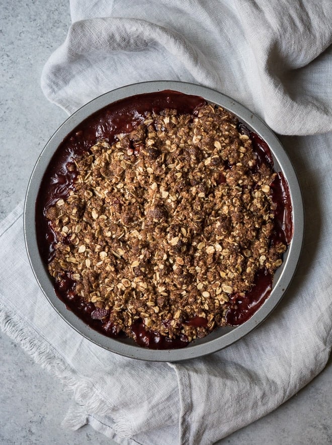 Plum Crumble