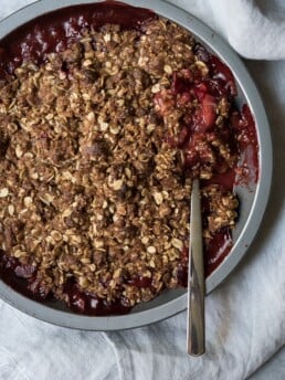 Plum Crumble