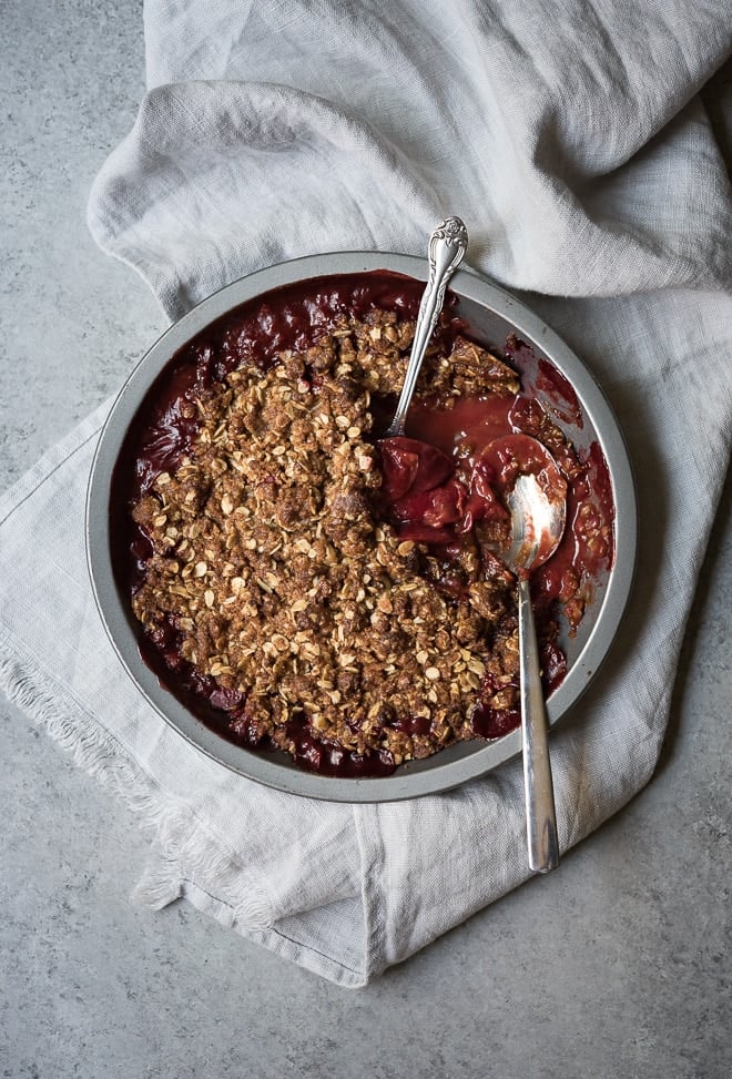 Plum Crumble