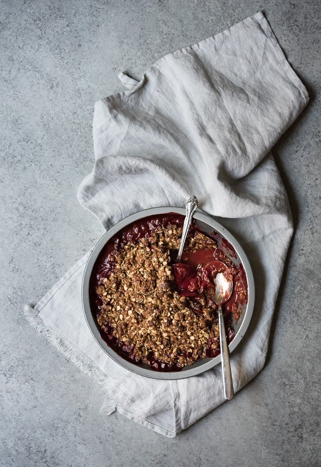 Plum Crumble