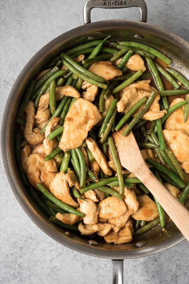 Skillet Chicken & Green Beans