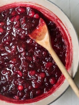 homemade cranberry sauce
