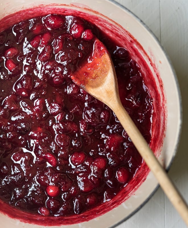 homemade cranberry sauce