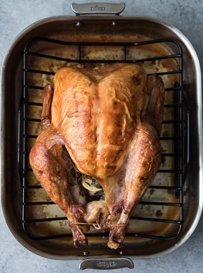 Simple Oven Roasted Turkey with Gravy