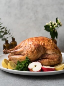 Simple Oven Roasted Turkey with Gravy