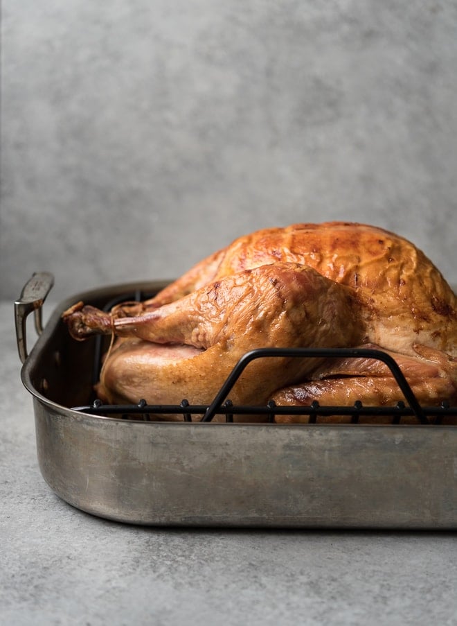 Simple Oven Roasted Turkey with Gravy