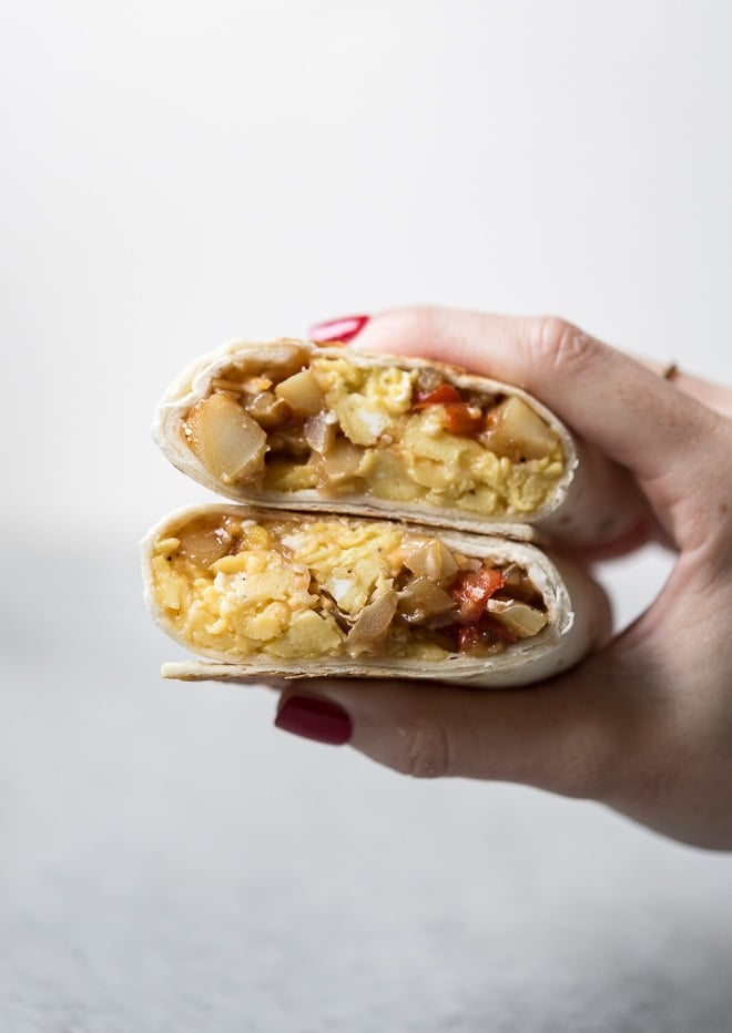 freezer breakfast burritos