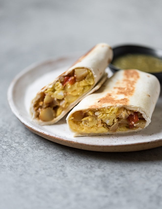freezer breakfast burritos