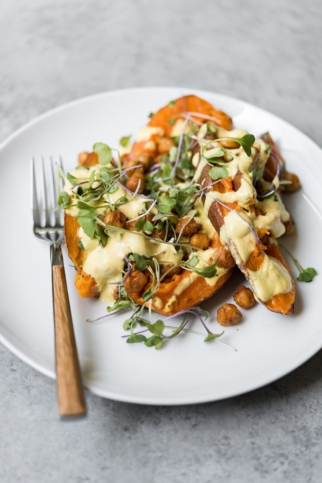 stuffed sweet potatoes