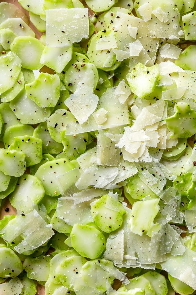 Shaved Broccoli Stalk Salad