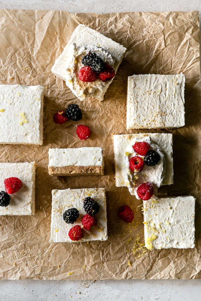 lemon cheesecake bars