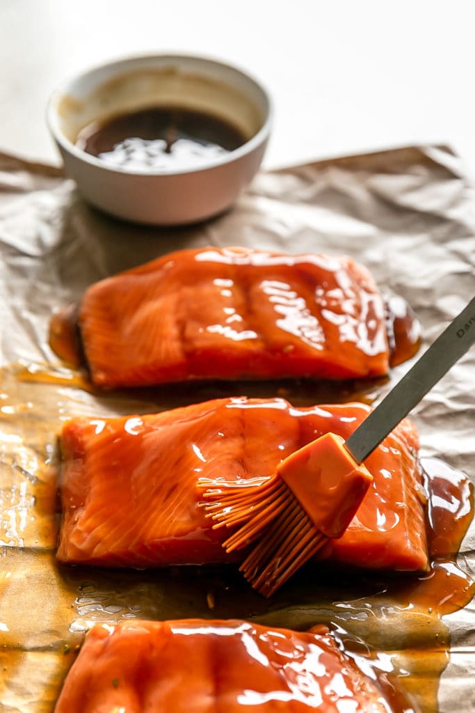 Teriyaki Salmon with Pineapple Salsa