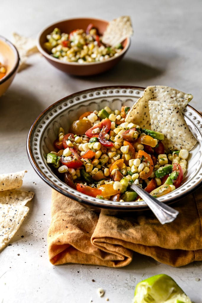 fresh corn salsa