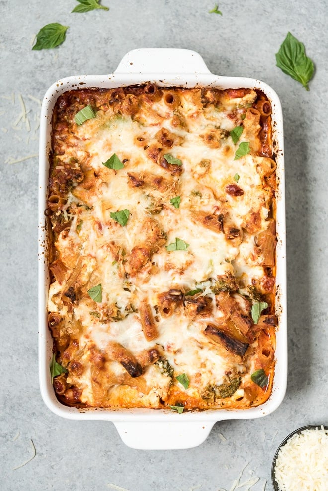 no boil baked ziti