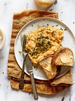Best Ever Fluffy Scrambled Eggs