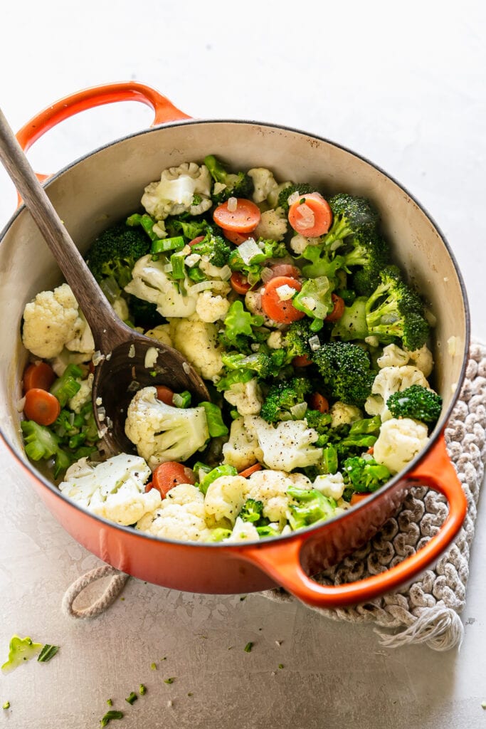 Healthier Broccoli Cheddar Soup
