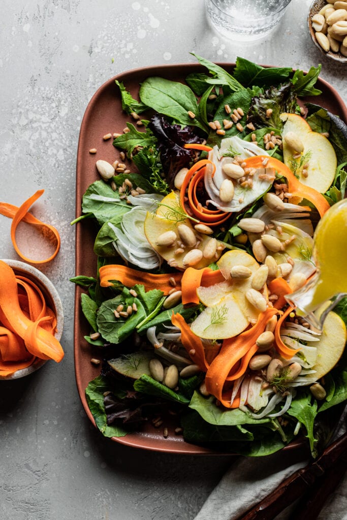 Harvest Farro & Apple Salad with Maple Vinaigrette