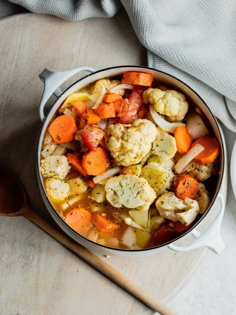 Kitchen Sink Veggie Soup