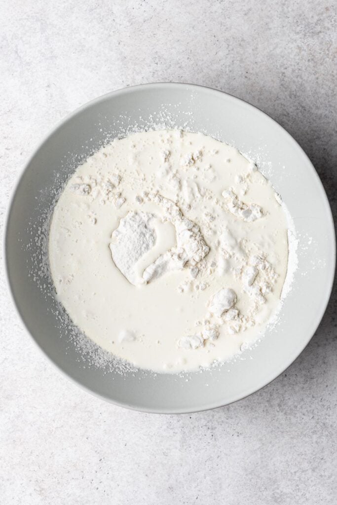 bowl of flour