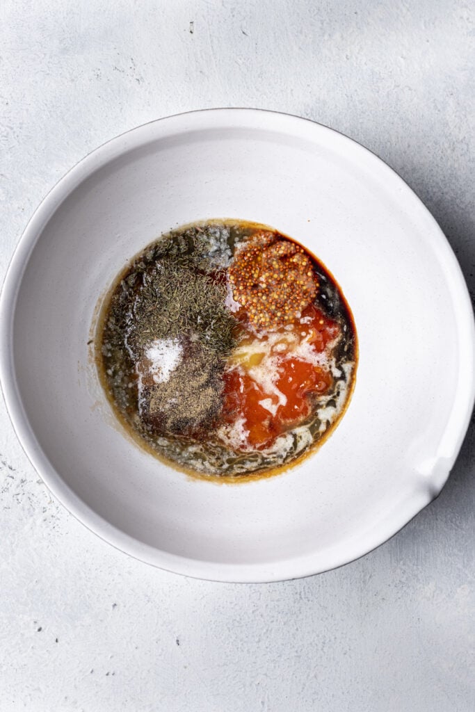 marinade in a bowl