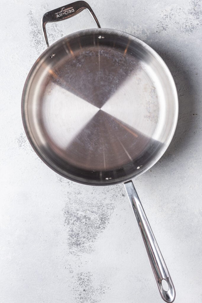 stainless steel pan