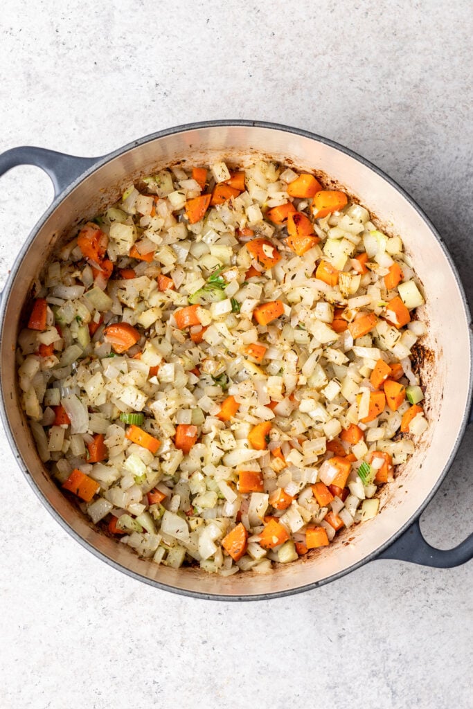 pot of veggies