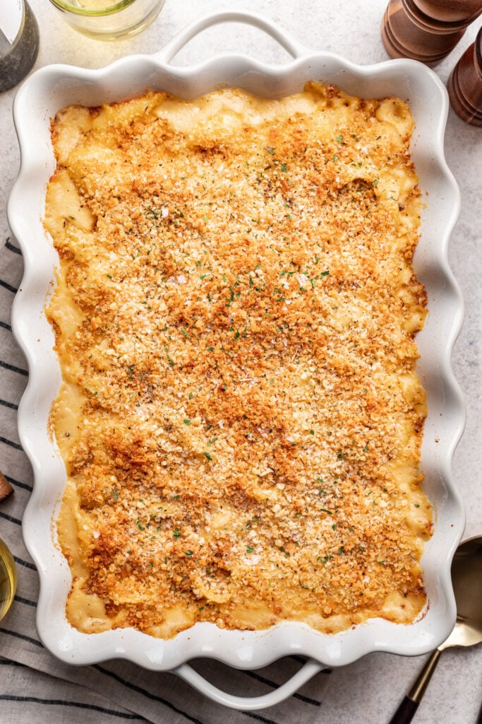 baked butternut squash mac n cheese